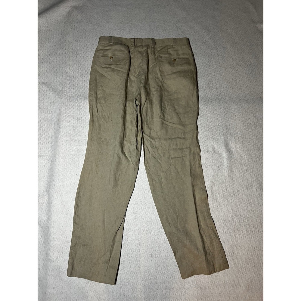 Lauren Ralph Lauren Men's 44S Linen Cream Lightweight 2 Piece Suit - Picture 11 of 15